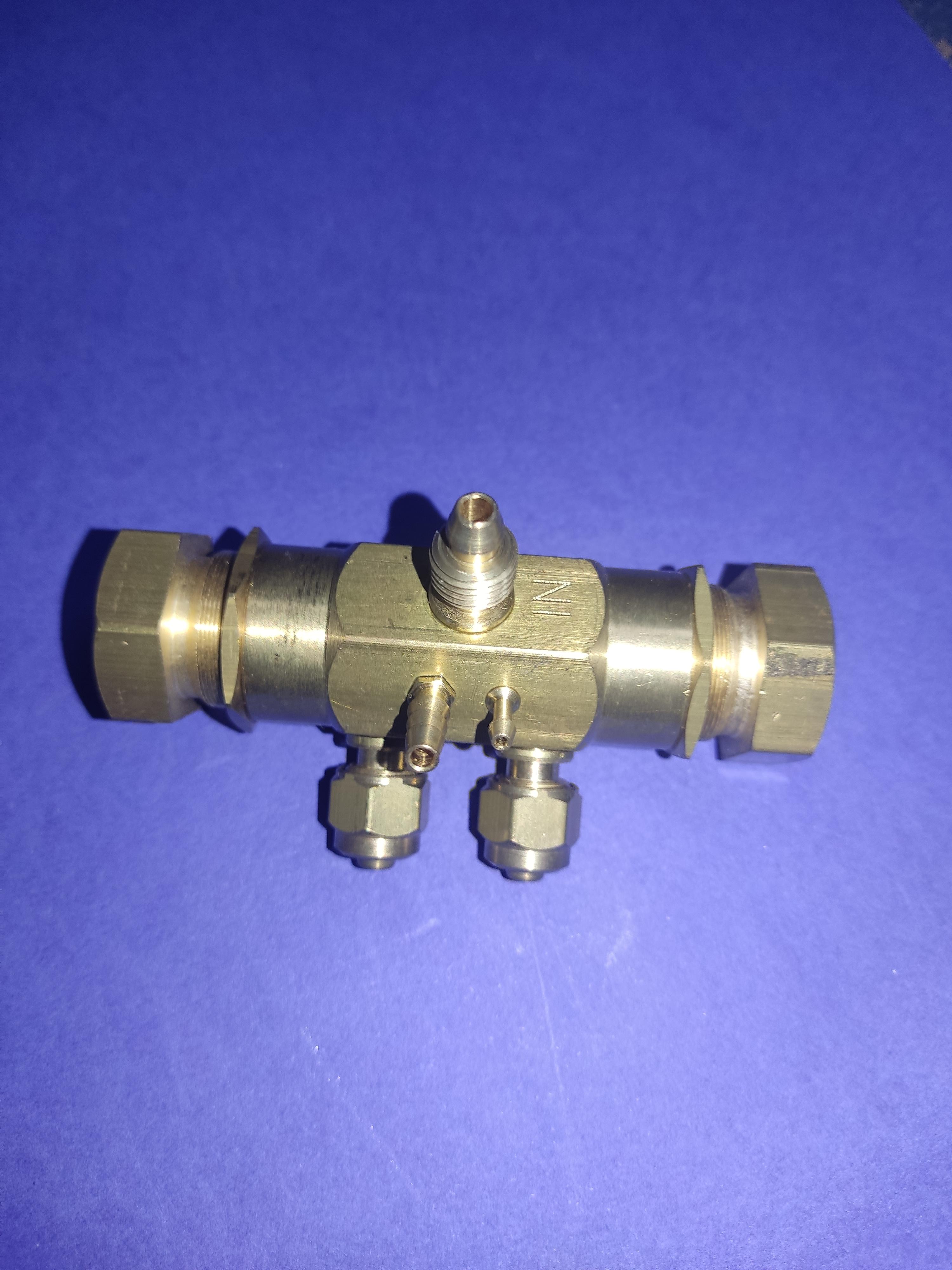 VÁLVULA DUPLA NEUMÁTICA PARA ULTRASONIDO Y CHORRO